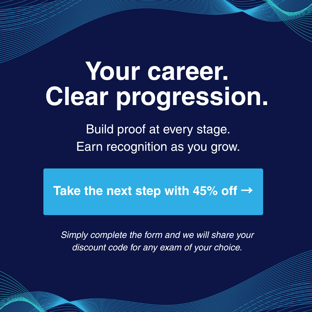CREST Exam Voucher Promotion